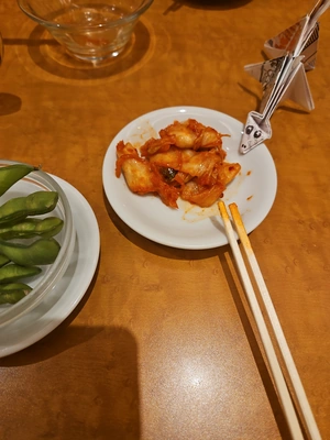 Intrusion de kimchi dans un menu japonais (en plus il ne pique pas)
