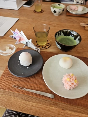 Fin du cours de mochis, phase dégustation.