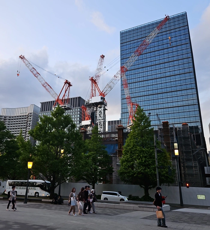Grues fabricant du Tōkyō.